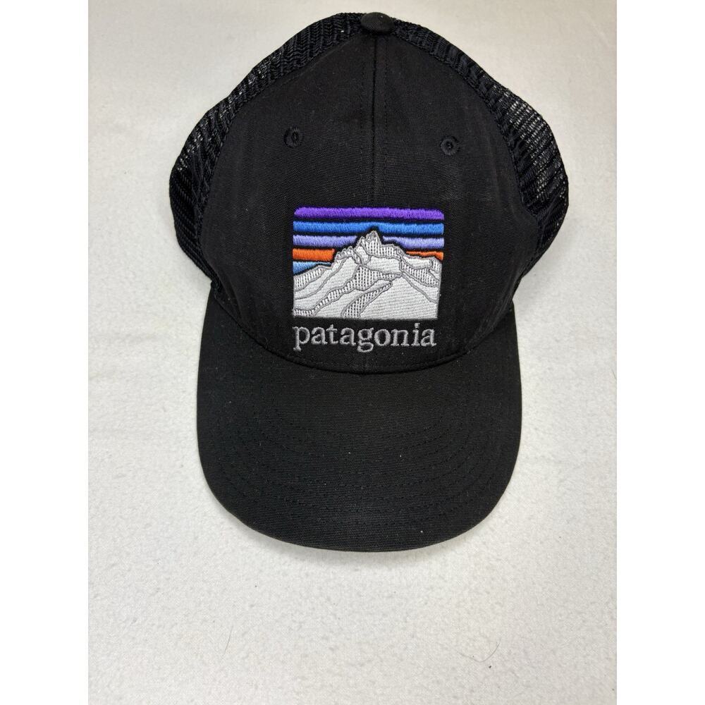 Black Patagonia Snap Back Hat Great Clean Condition